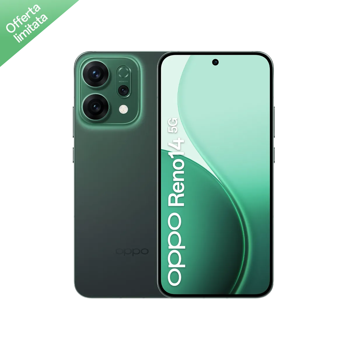 OPPO Reno14 5G Luminous Green