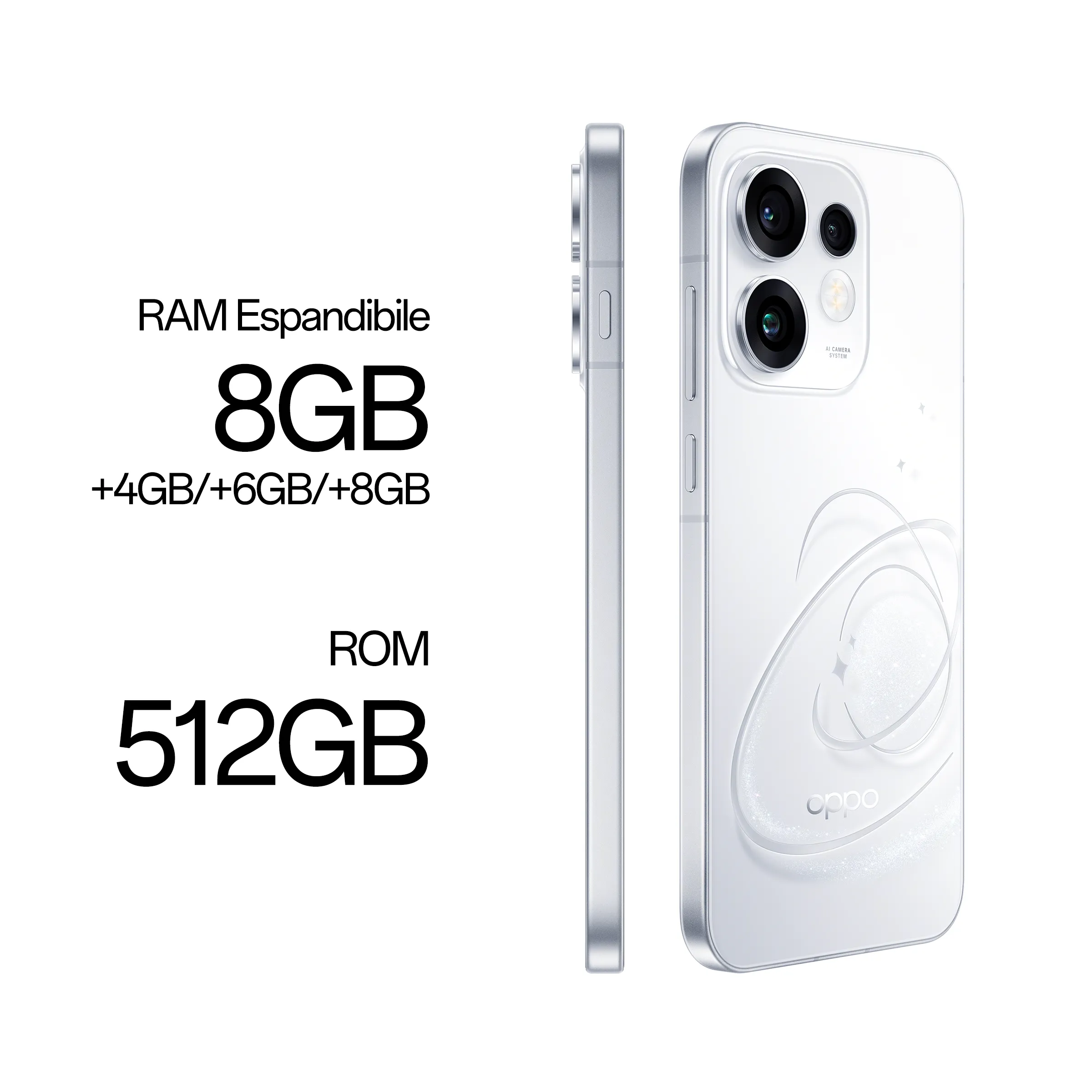 OPPO Reno16 5G Pop White 8GB+512GB_6