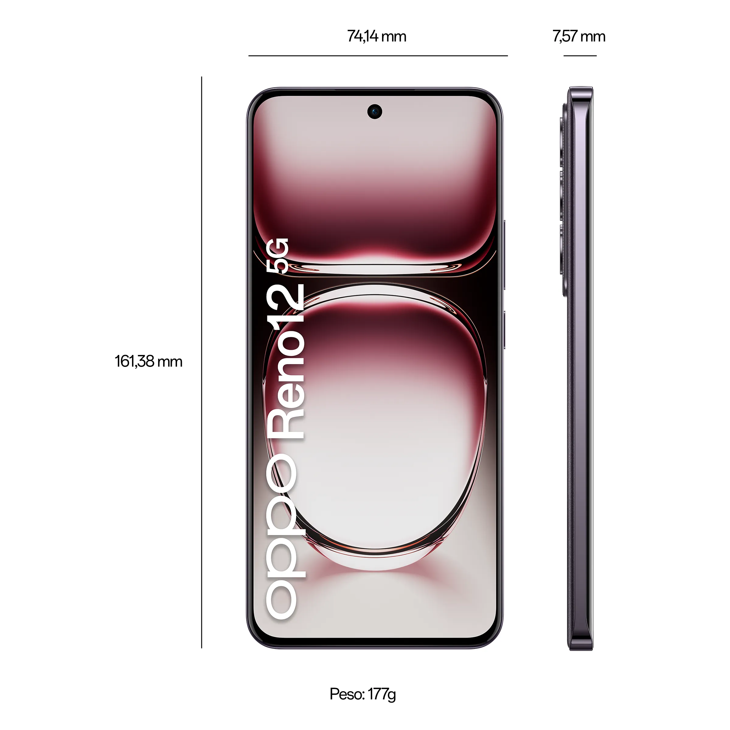 OPPO Reno12 5G Black Brown 12GB+256GB_5