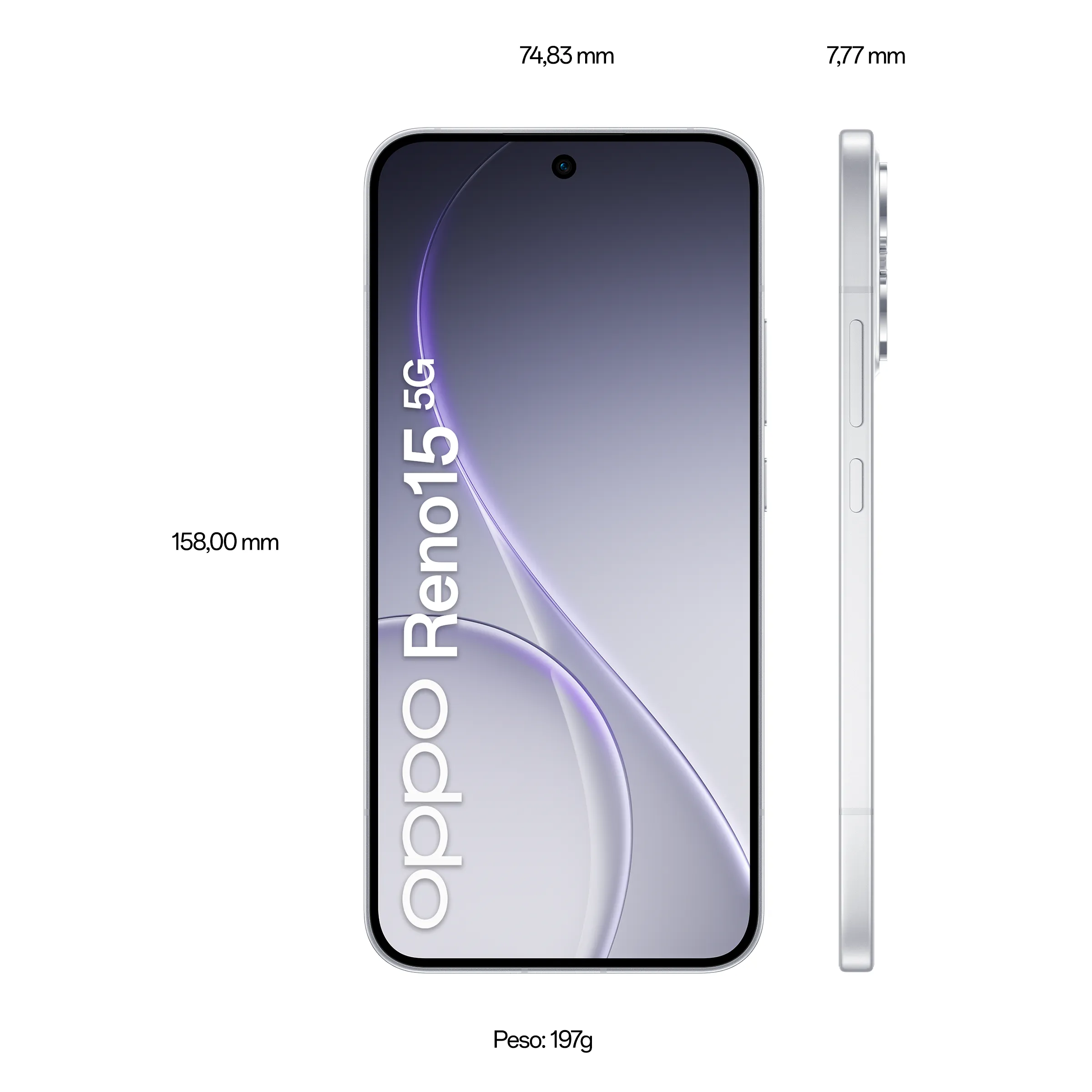 OPPO Reno15 F 5G Smartphone Sbloccato – 8+256GB, Fotocamera 50MP Ultra Grandangolare, Display 120Hz, Batteria 6500mAh Con Ricarica 80W, IP69, Aurora Blue