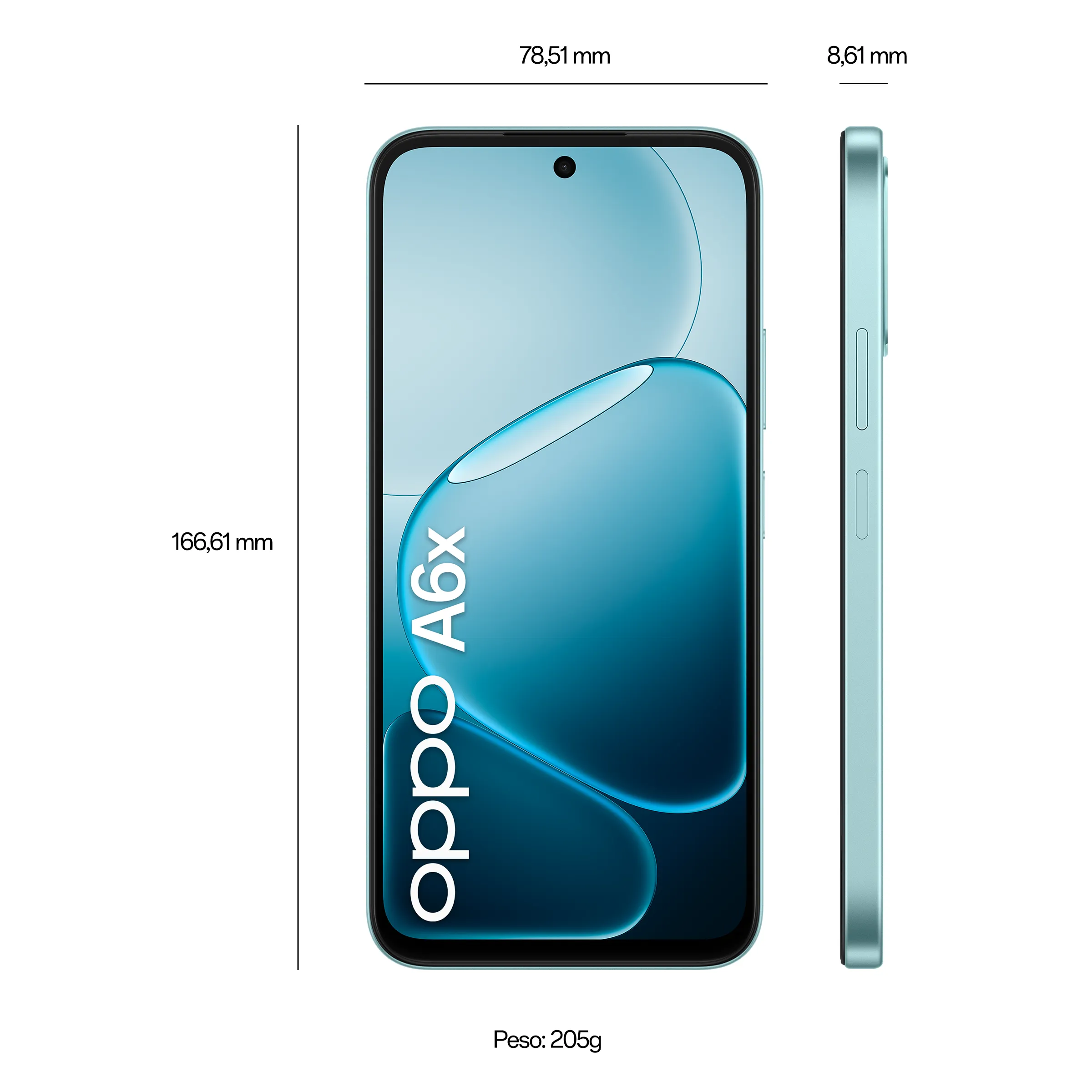 OPPO A6x Ice Blue 4GB+128GB_7