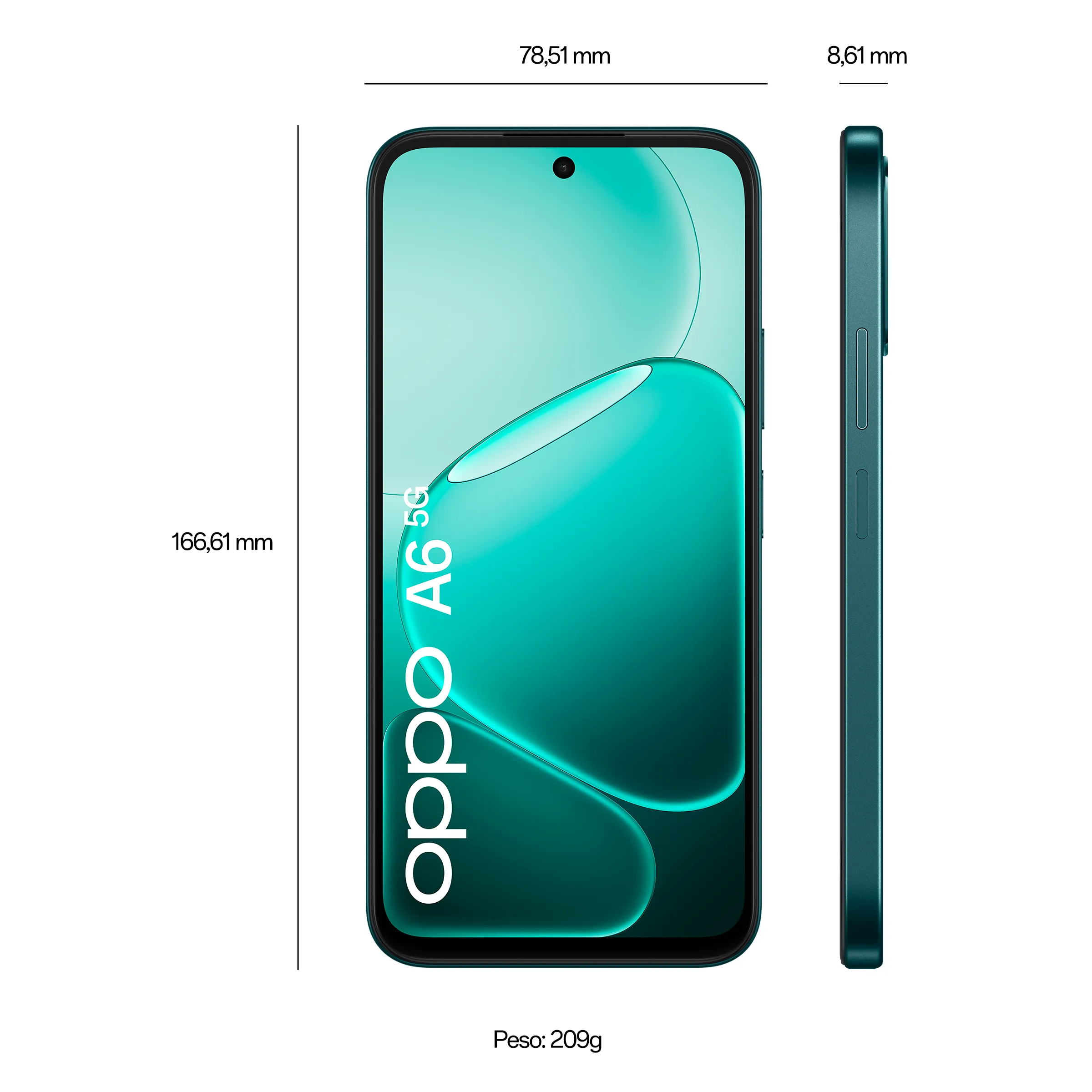 OPPO A6 5G Sapphire Black 6GB+256GB_7