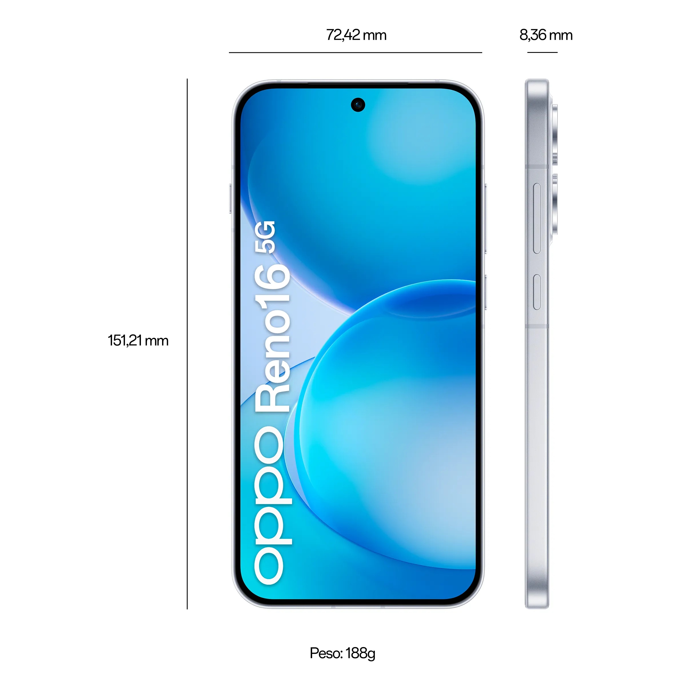 OPPO Reno16 5G Pop White 8GB+512GB_7