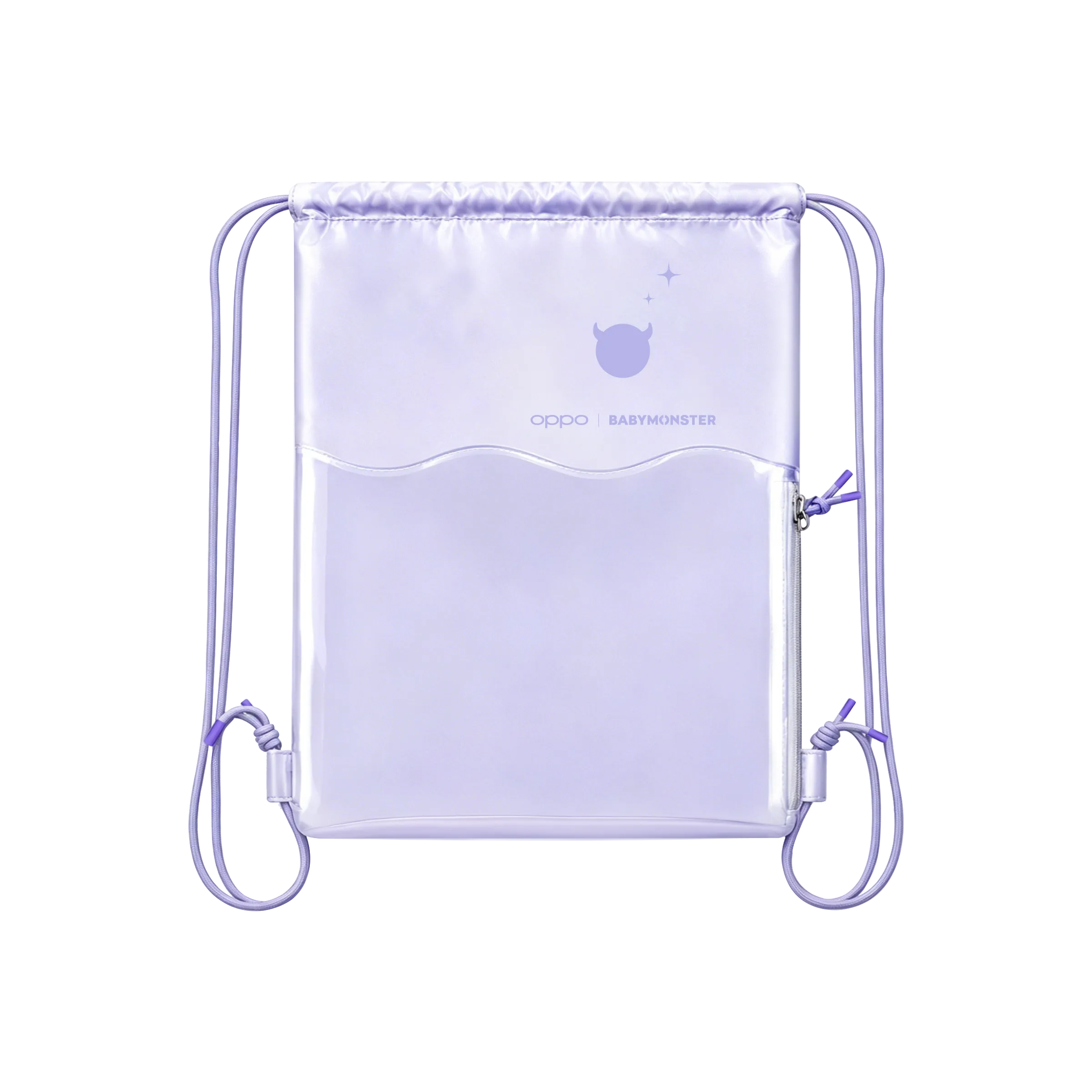 OPPO Reno16 Series x BABYMONSTER Limited Edition Drawstring Bag Purple_2