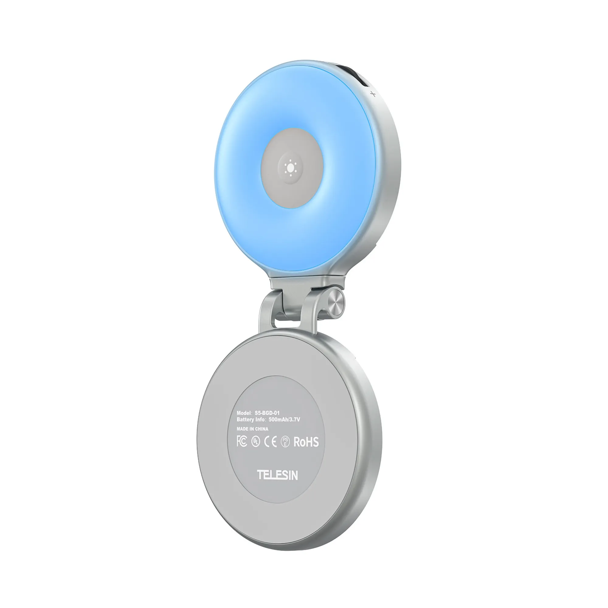 Magnetic selfie ring light Argento_2