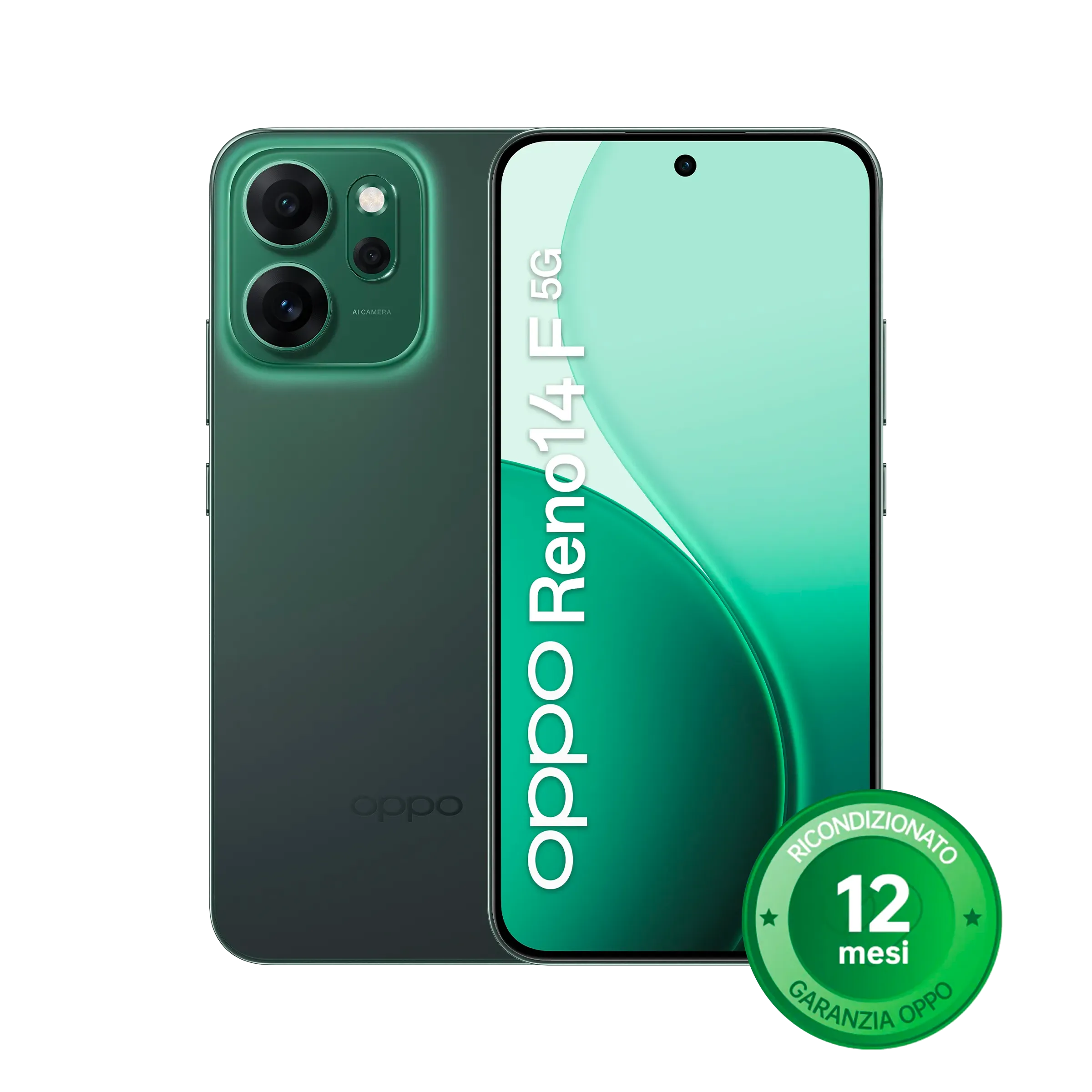 OPPO Reno14 F 5G [Ricondizionato] Luminous Green A++_1