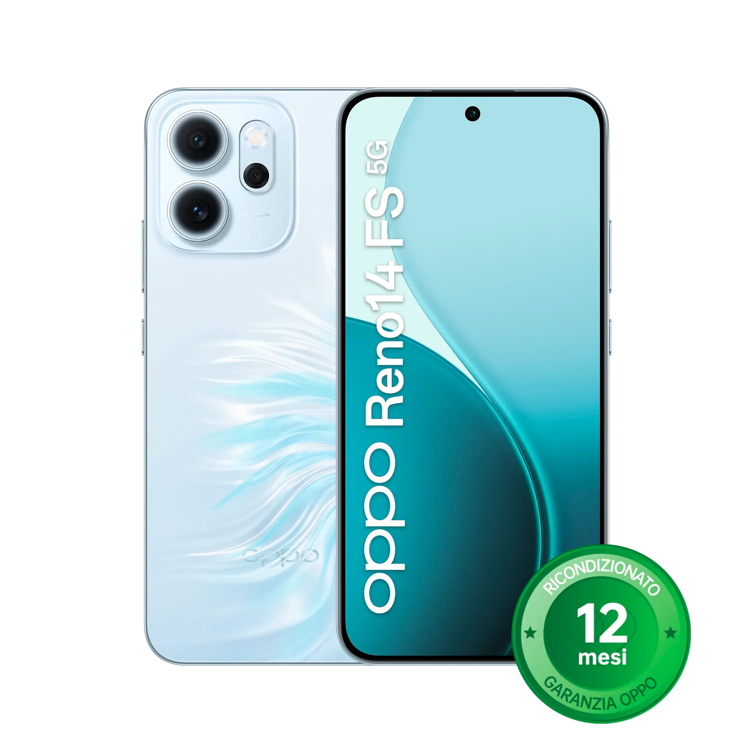 OPPO Reno14 FS 5G [Ricondizionato] Opal Blue A++_1