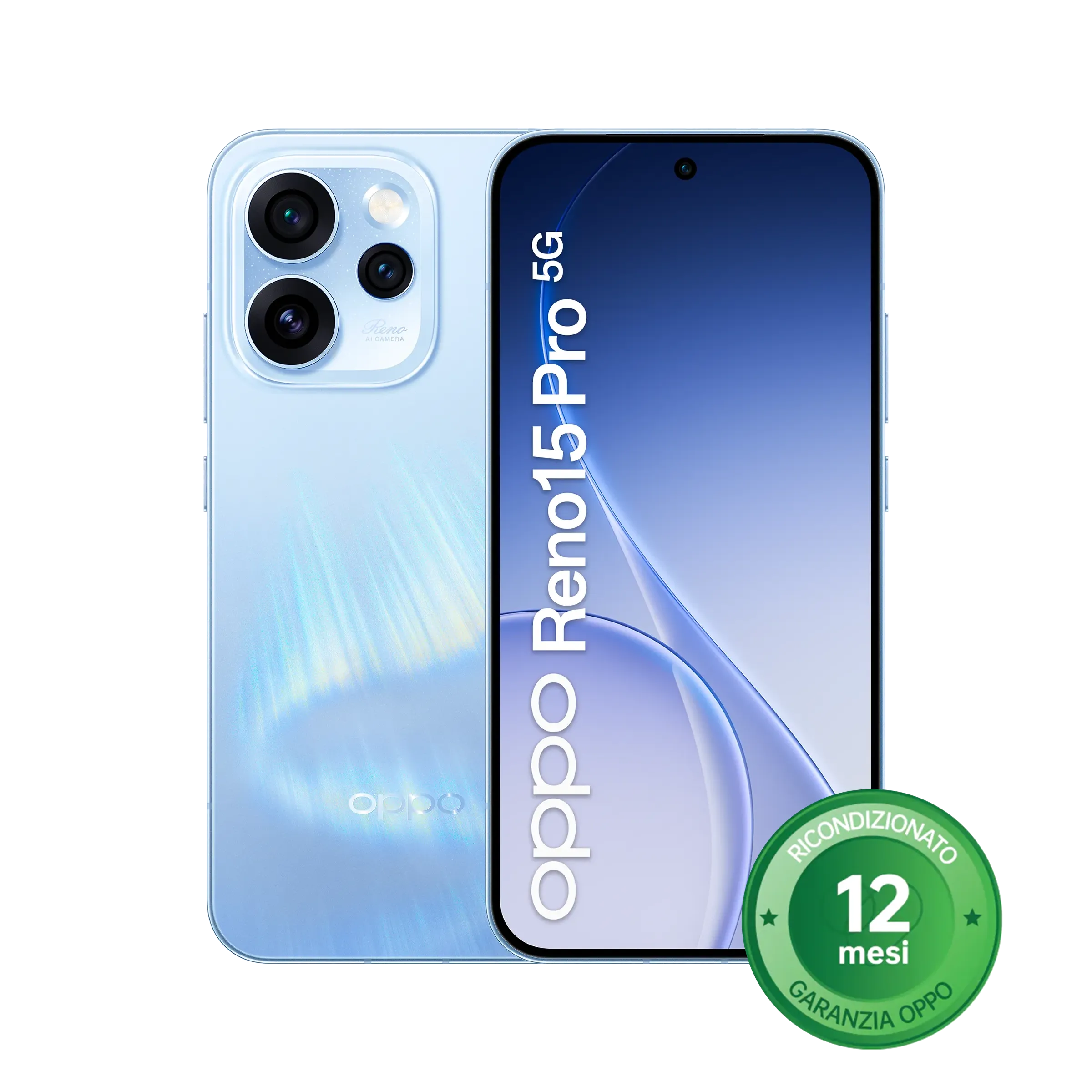 OPPO Reno15 Pro 5G [Ricondizionato] Aurora Blue A++_1