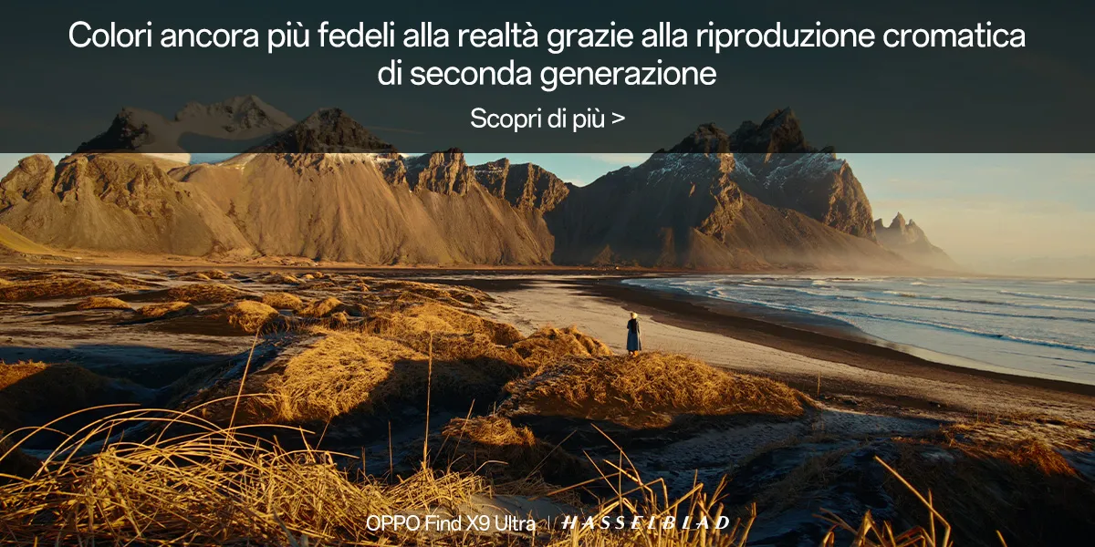 Colori fedeli alla realtà con OPPO Find X9 Ultra: riproduzione cromatica Hasselblad di seconda generazione