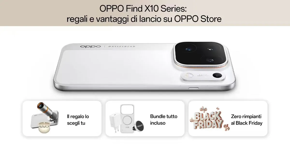 OPPO Find X10 Series: regali e vantaggi di lancio su OPPO Store